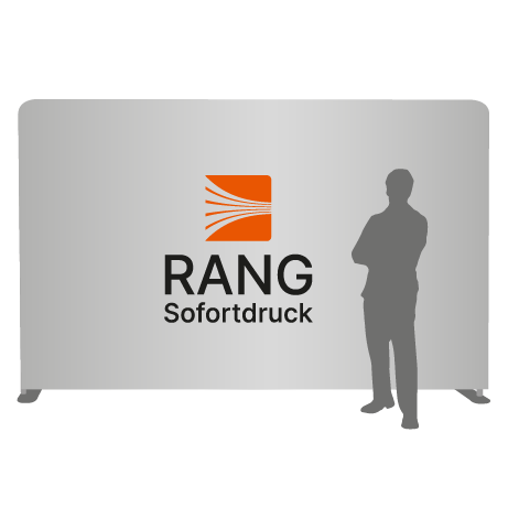 Textilwand ALU | 400er gerade | einseitig bedruckt