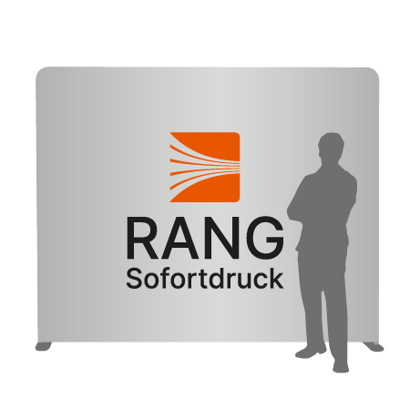 Textilwand ALU | 240er gerade | einseitig bedruckt