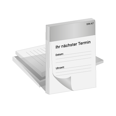 Terminblock | DIN A7 | bedruckt