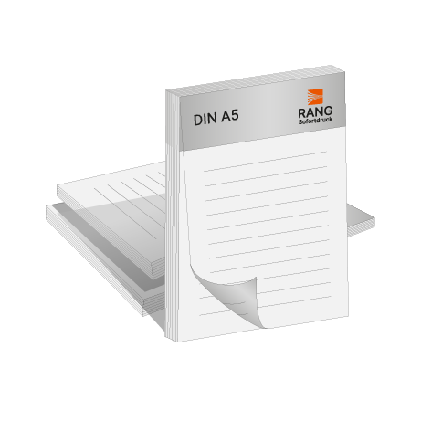 Blöcke ohne Deckblatt | DIN A5 | beidseitig bedruckt