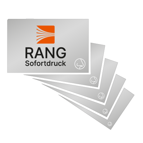 vollflächiger UV-Lack einseitig